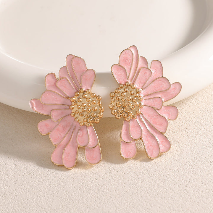 Women’s earrings in floral, artistic design Nin Boutique