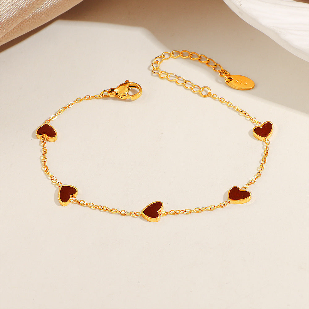 Women's Heart Charm Necklaces Anklets Nin Boutique