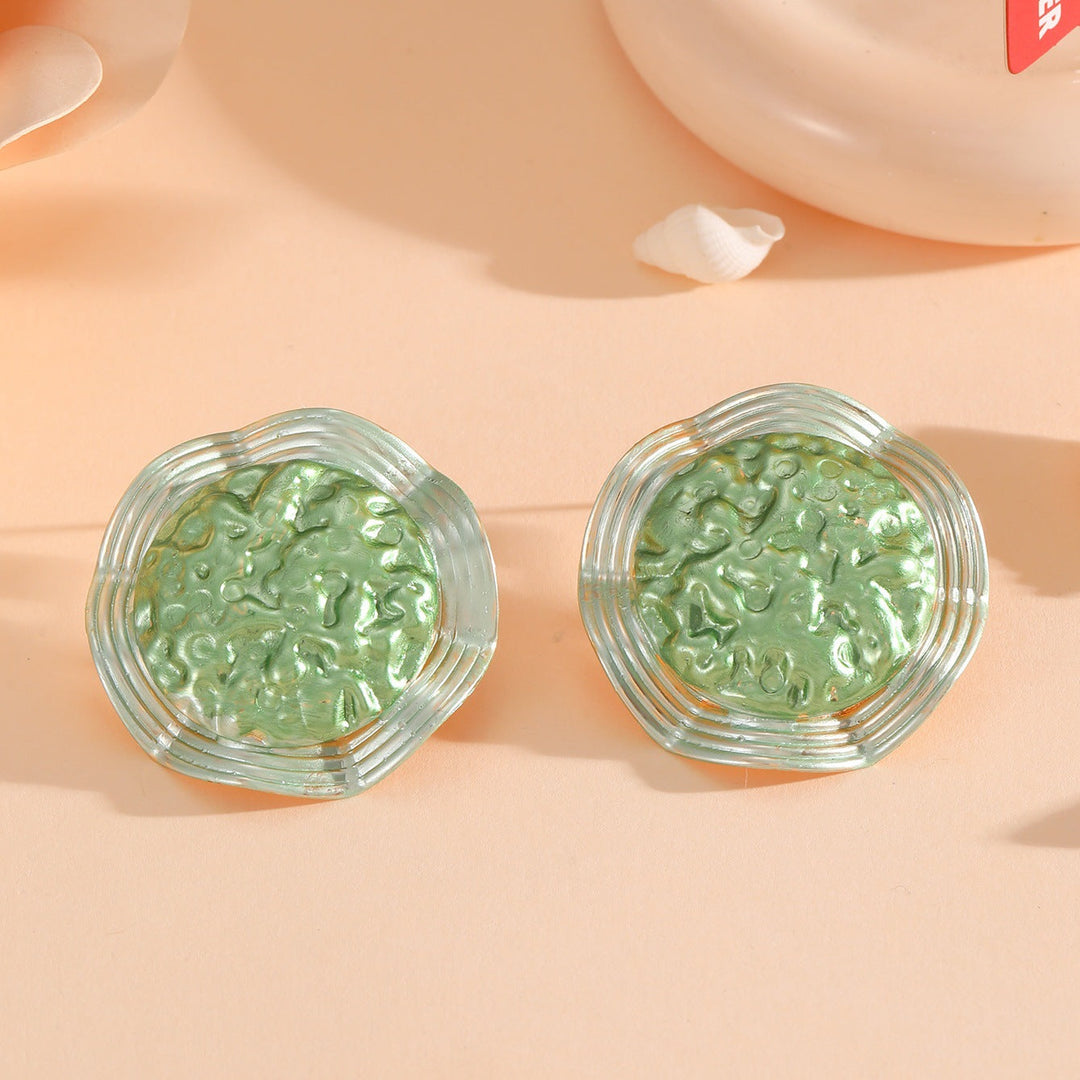 Women's earrings with artistic, layered design Nin Boutique