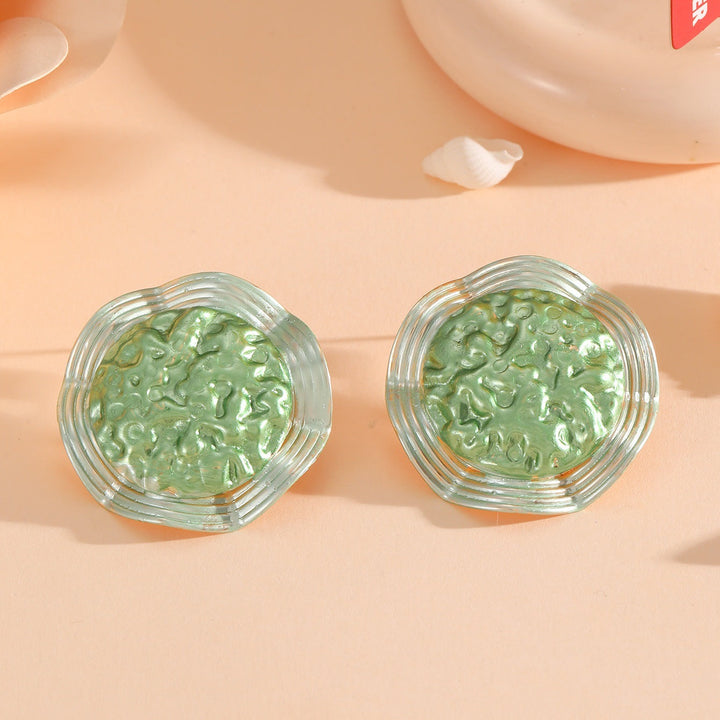Women's earrings with artistic, layered design Nin Boutique
