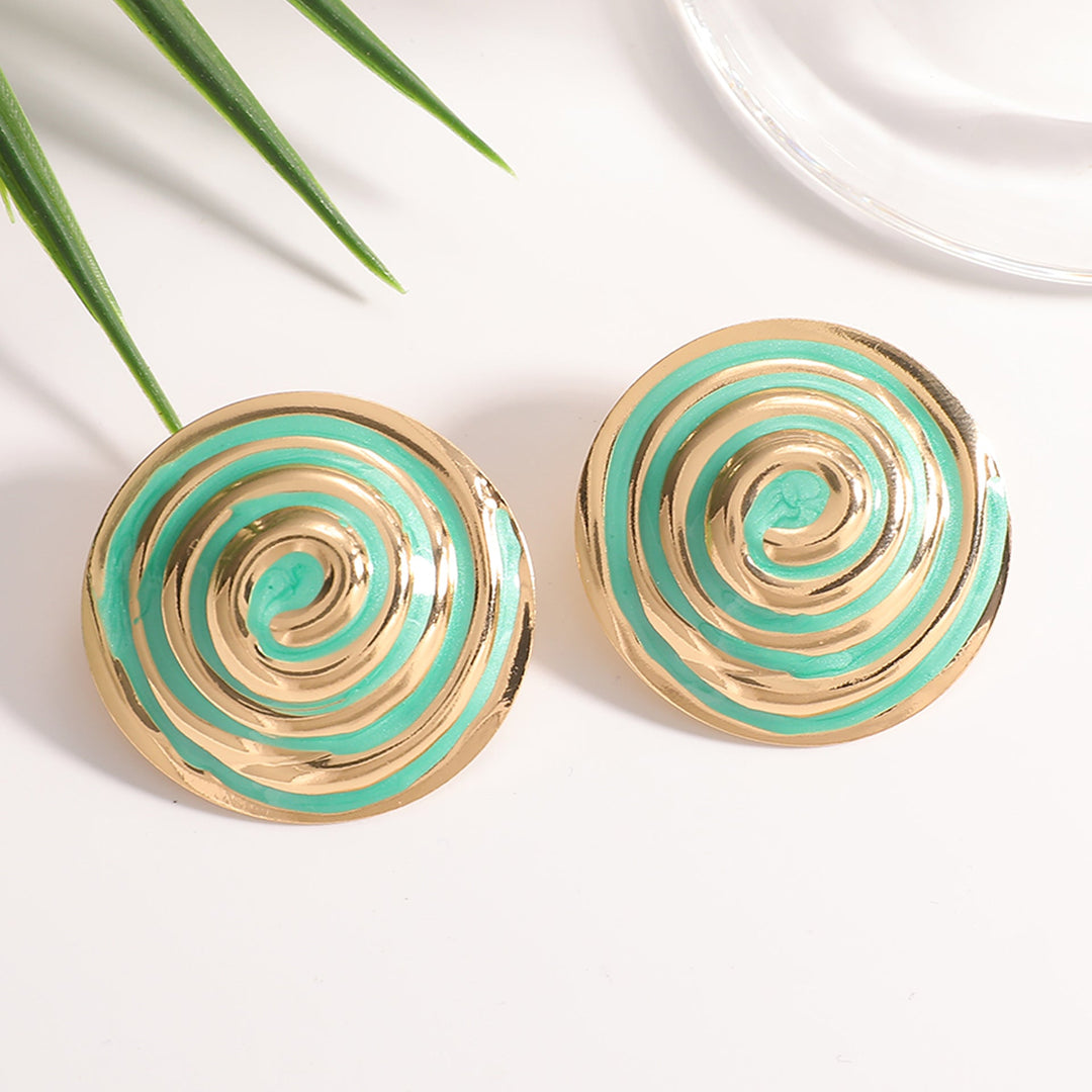 Women's earrings in elegant spiral design Nin Boutique