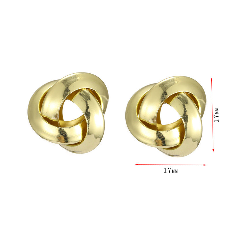 Women's earrings in elegant spiral design Nin Boutique