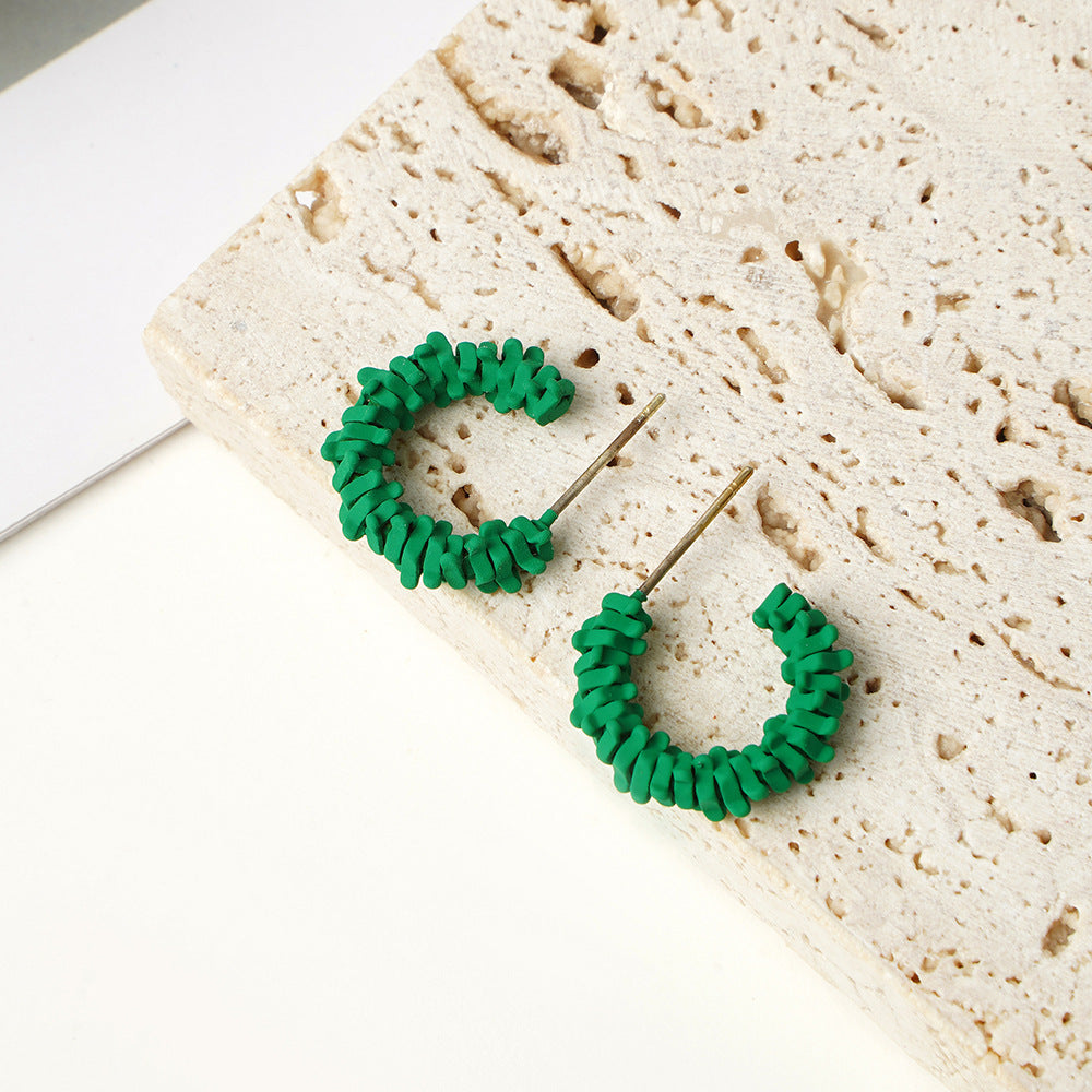 Women's earrings with contemporary, sculptural design Nin Boutique