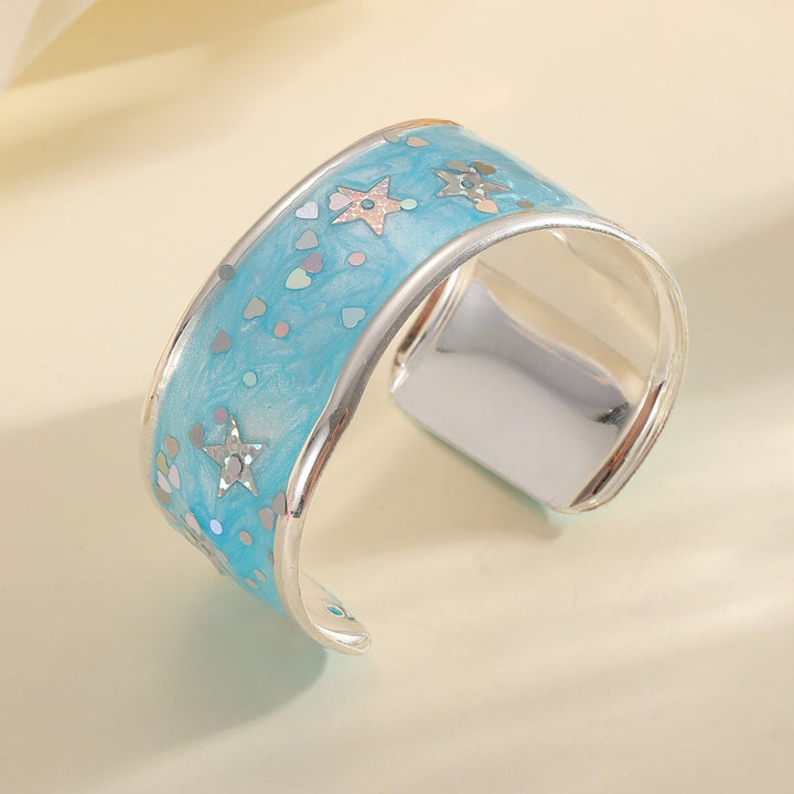 Women's bangle with sparkling star motif Nin Boutique