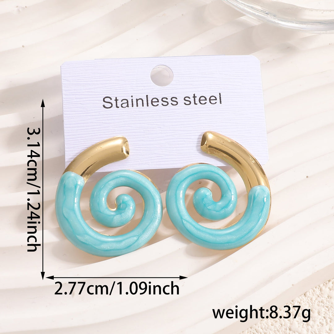 Ladies earrings in artistic sun motif Nin Boutique