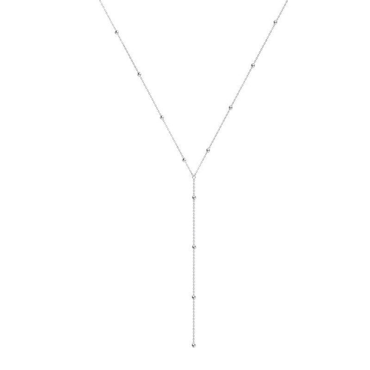 Women's delicate necklace with sparkling zirconia spheres Nin Boutique