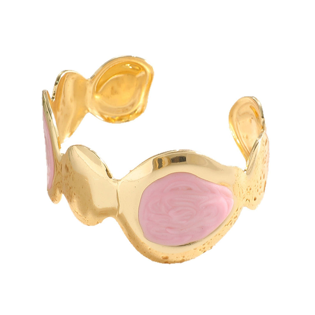 Women's Open Bangle with Artistic, Curved Design Nin Boutique