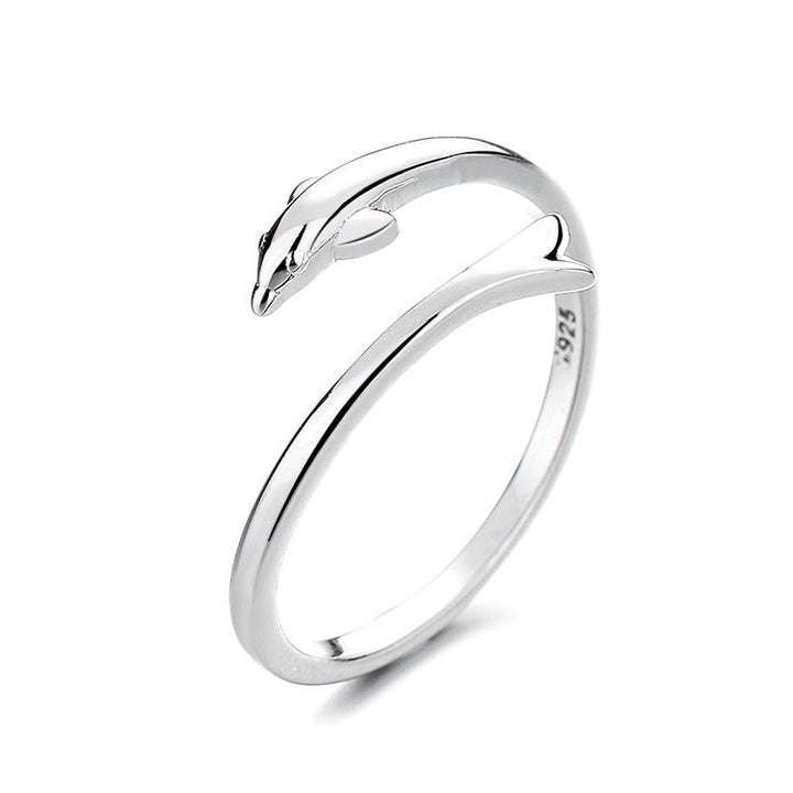 Women's ring with stylish animal motif and shiny surface Nin Boutique