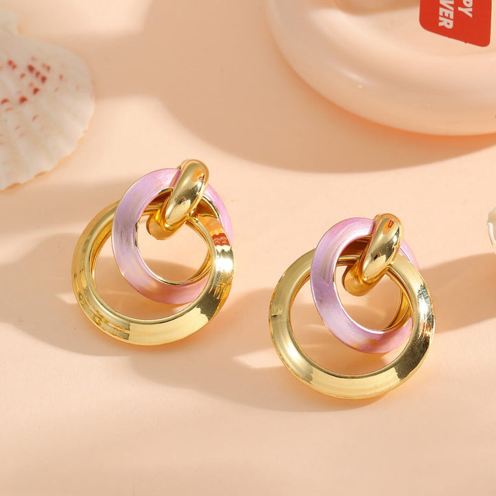 Ladies earrings with innovative knot design Nin Boutique