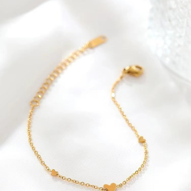 Women Heart-Accent Necklace Anklet Nin Boutique