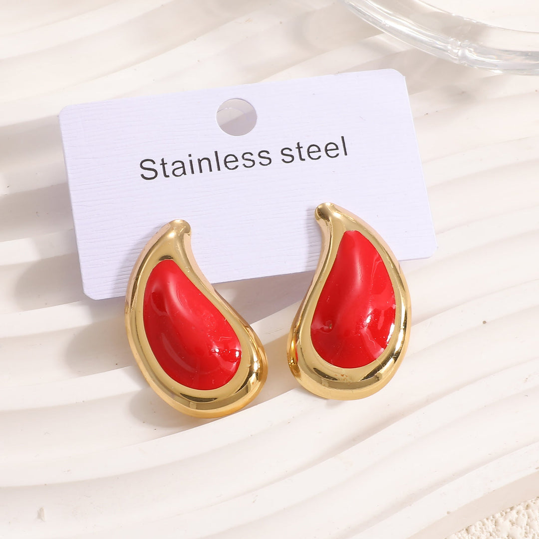 Women's earrings with intricate wave pattern Nin Boutique