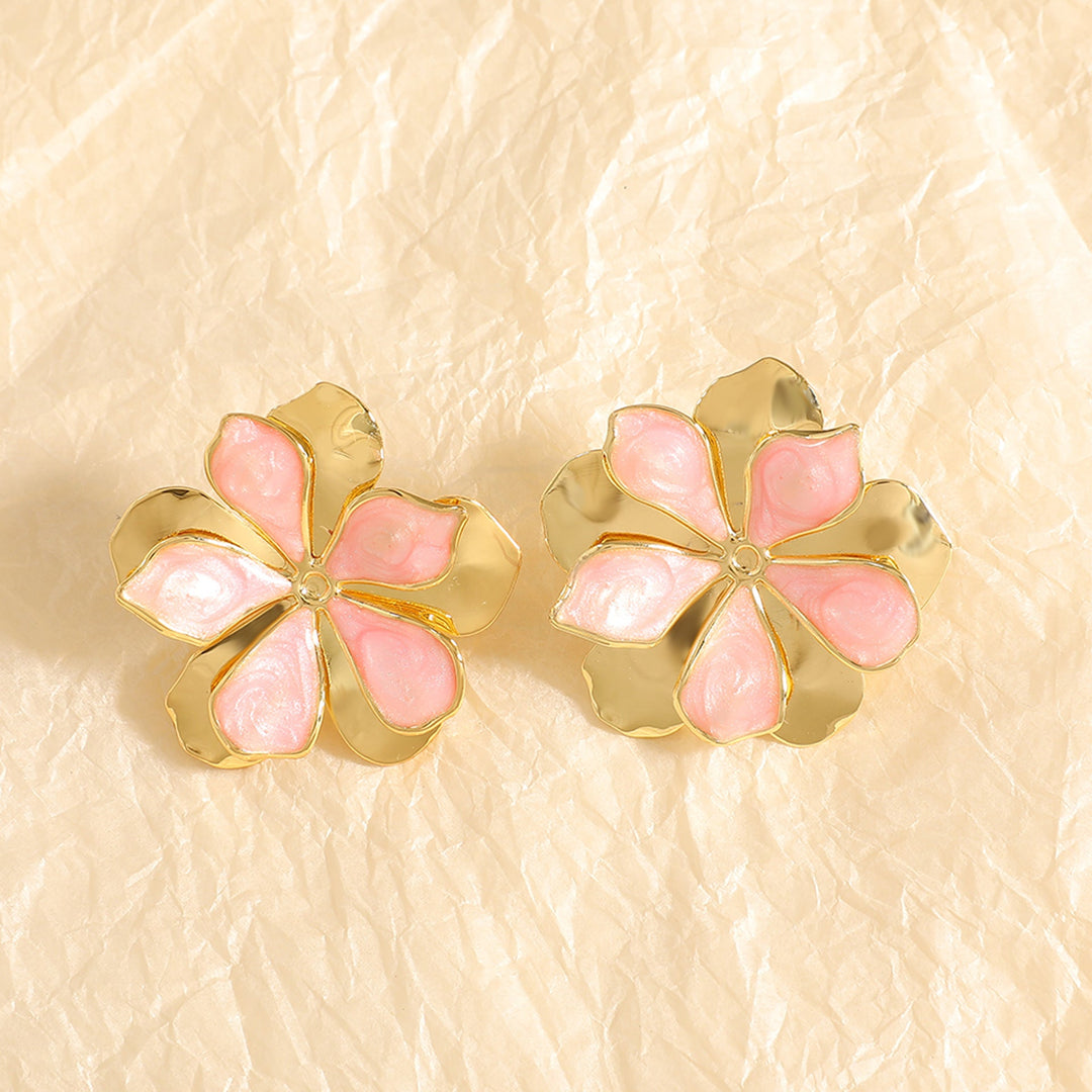 Ladies Earrings with intricate floral motif Nin Boutique