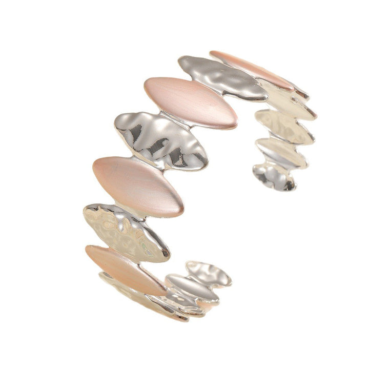 Women Open Bangle with Unique Textured Design Nin Boutique