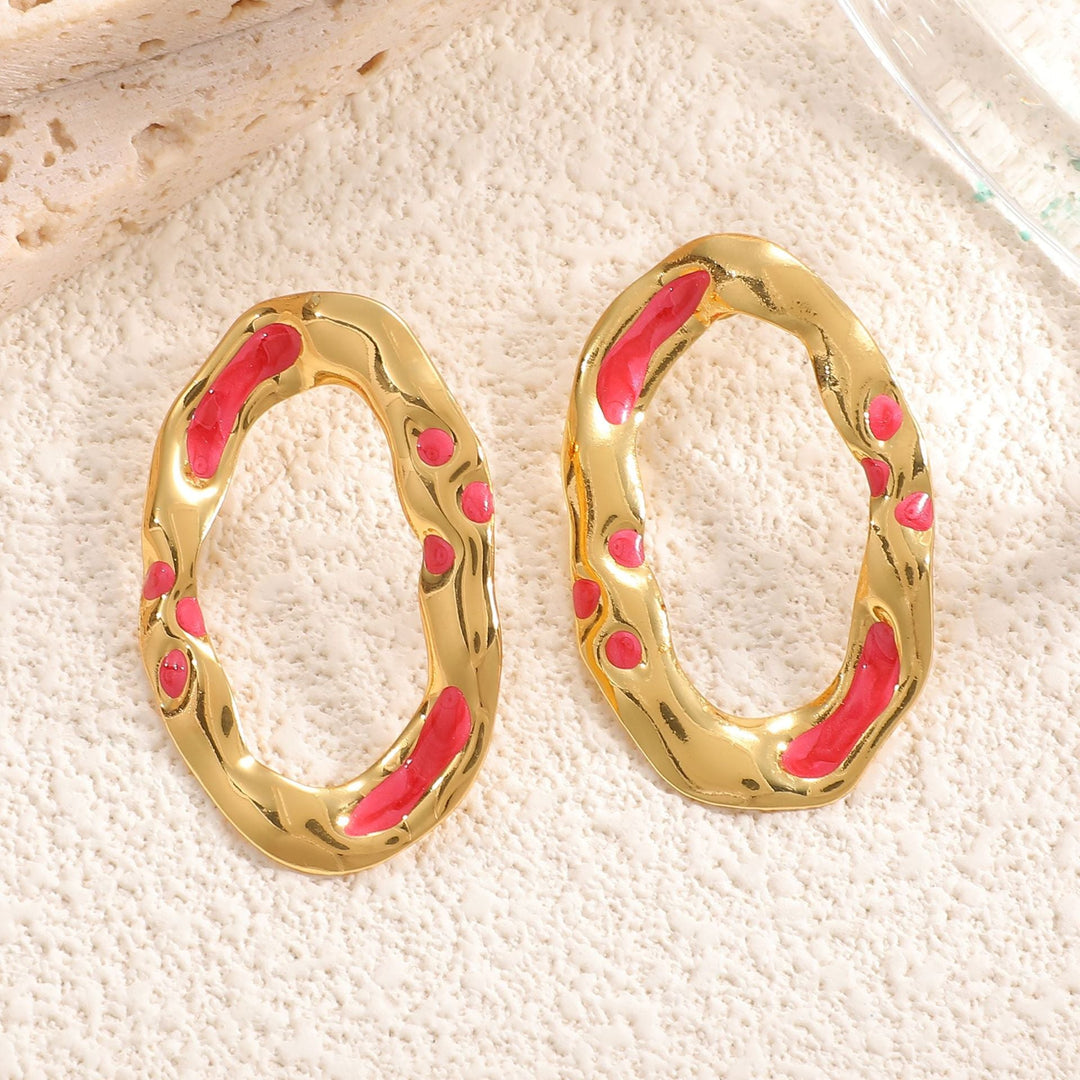 Women earrings in unique organic design Nin Boutique