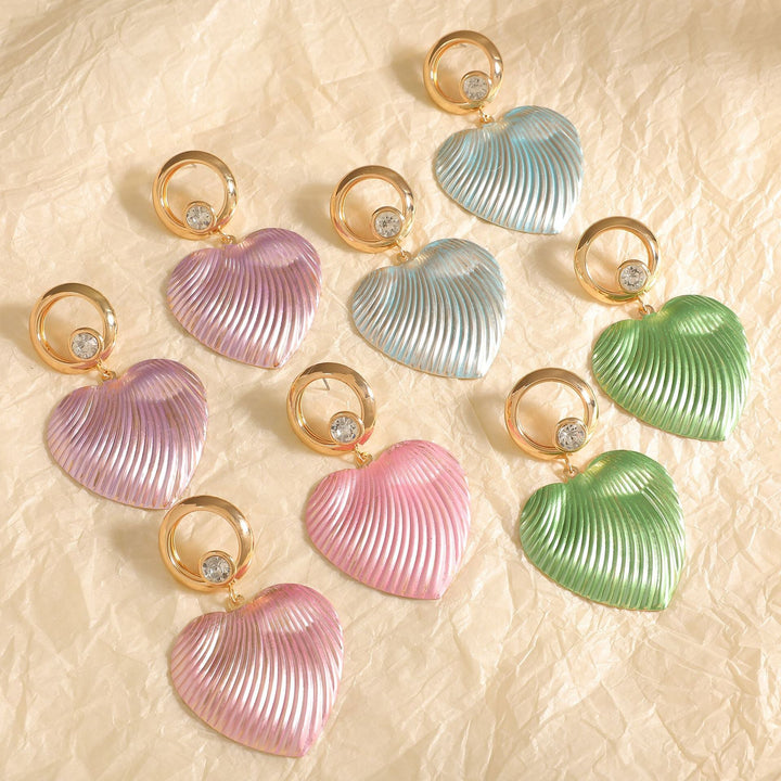 Women's earrings with elaborate heart design Nin Boutique
