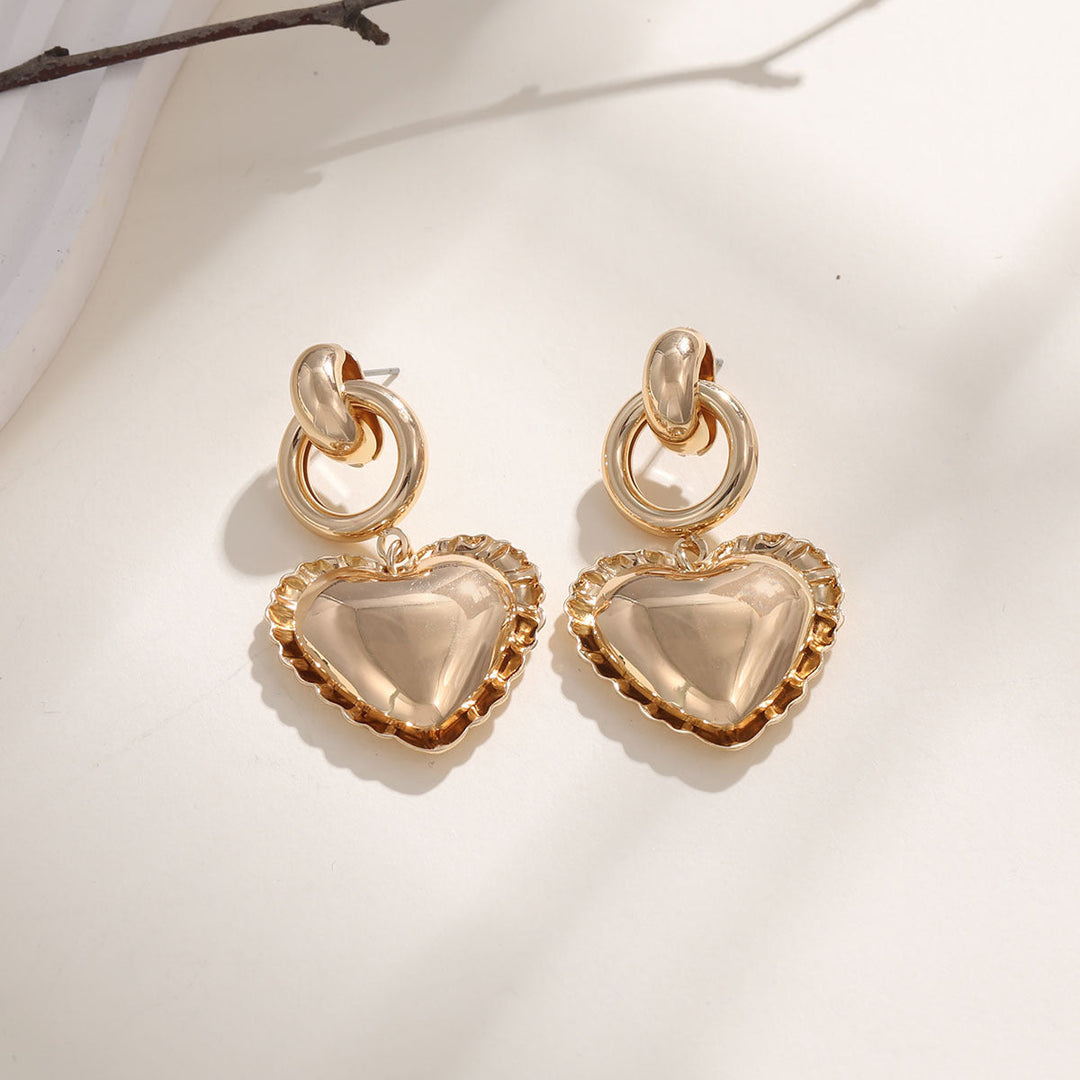 Ladies earrings with elegant hearts Nin Boutique