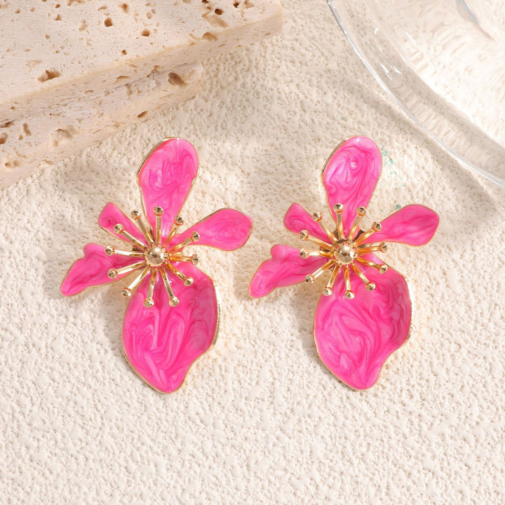 Ladies Earrings with intricate floral motif Nin Boutique