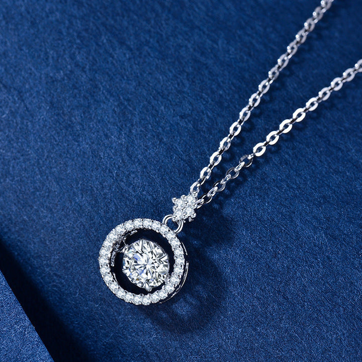Women's necklace with sparkling zirconia frame and high-quality design Nin Boutique