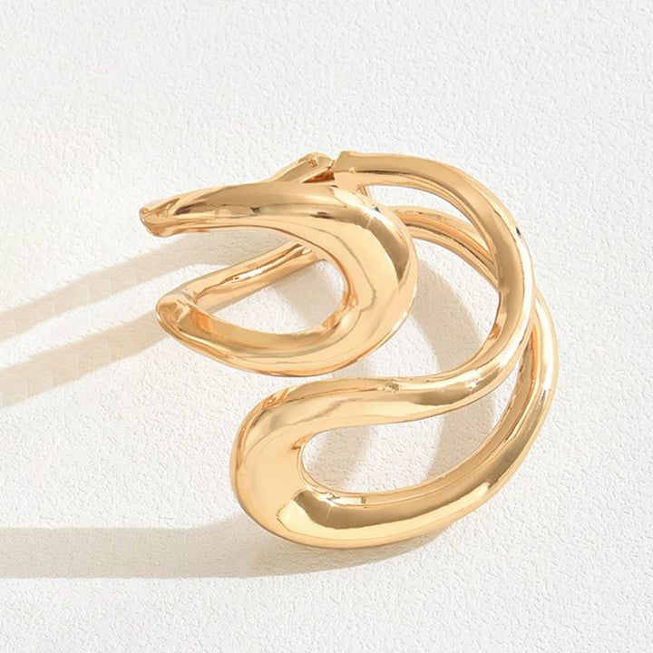 Women Open Cuff Bracelet with Modern, Flowing Design Nin Boutique