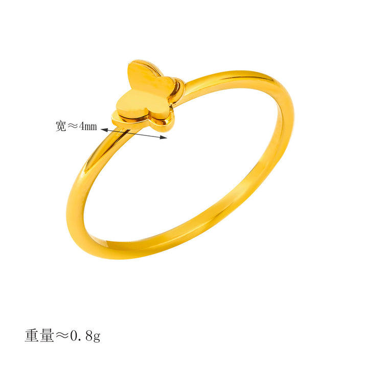 Women's Ring with Butterfly Motif Nin Boutique