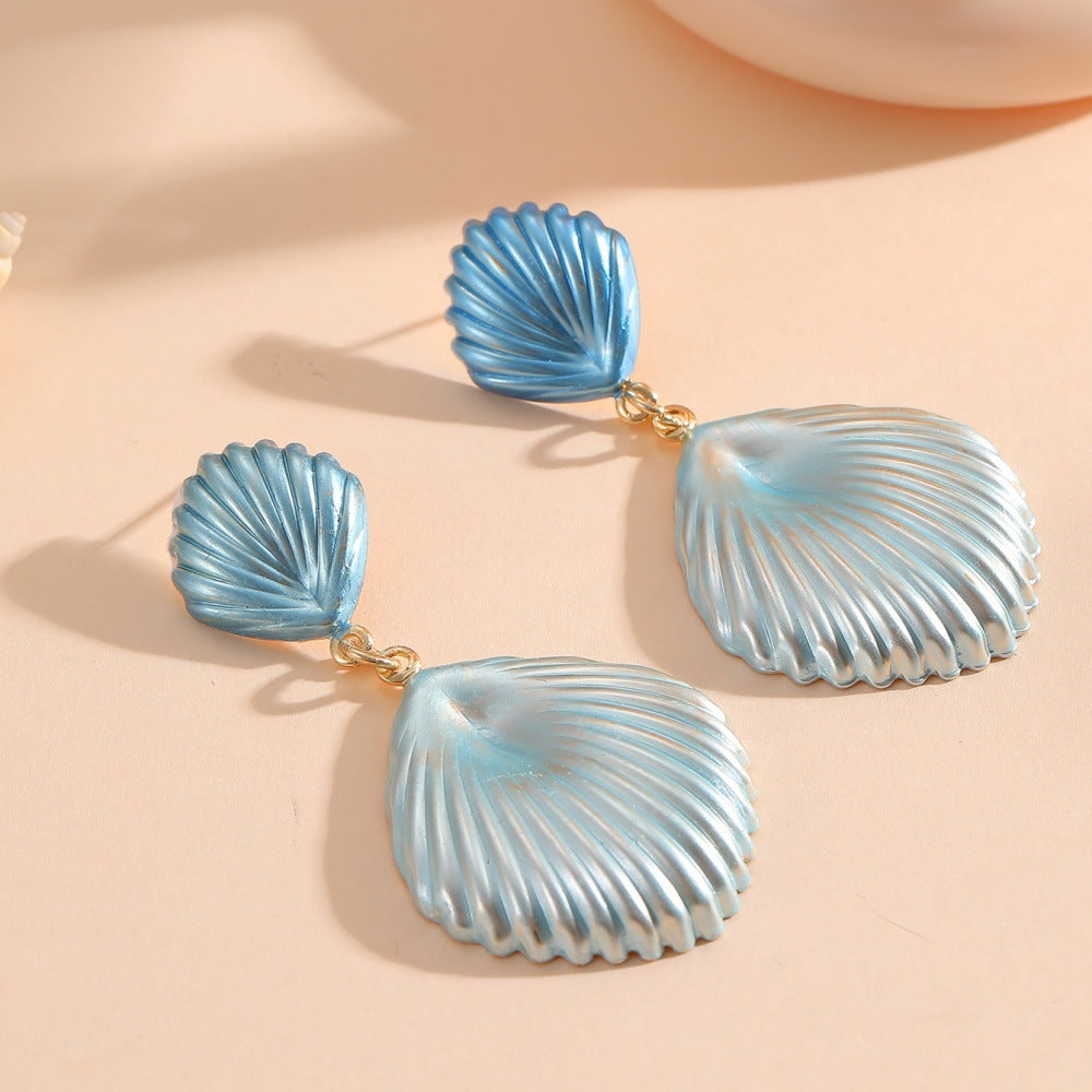 Women's earrings in maritime shell design Nin Boutique