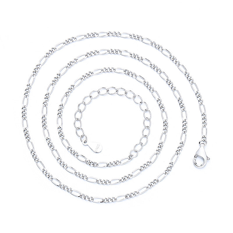Ladies fine gold necklace with stylish link design Nin Boutique