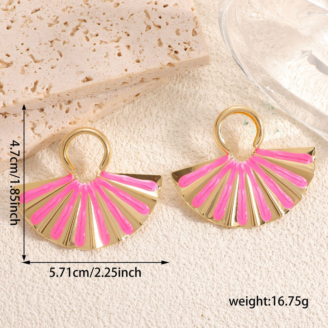 Ladies earrings in elegant fan design Nin Boutique
