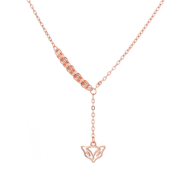 Women’s necklace with unique fox pendant Nin Boutique