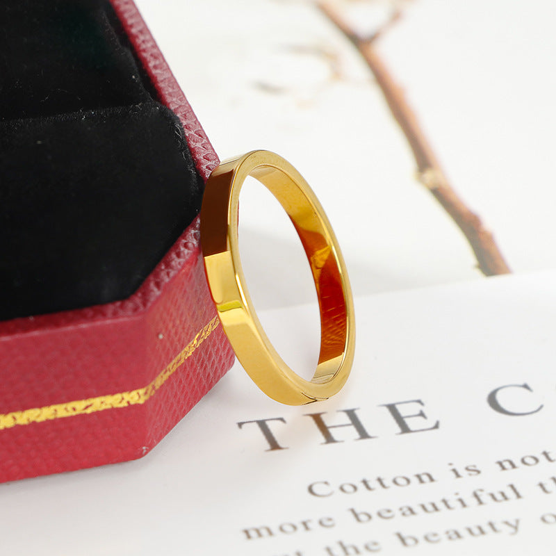 Women's simple and elegant ring made of high-quality stainless steel Nin Boutique