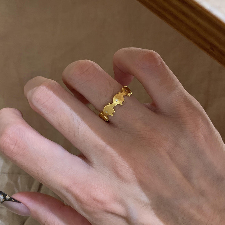 Women's ring with playful animal motif made of high-quality material Nin Boutique