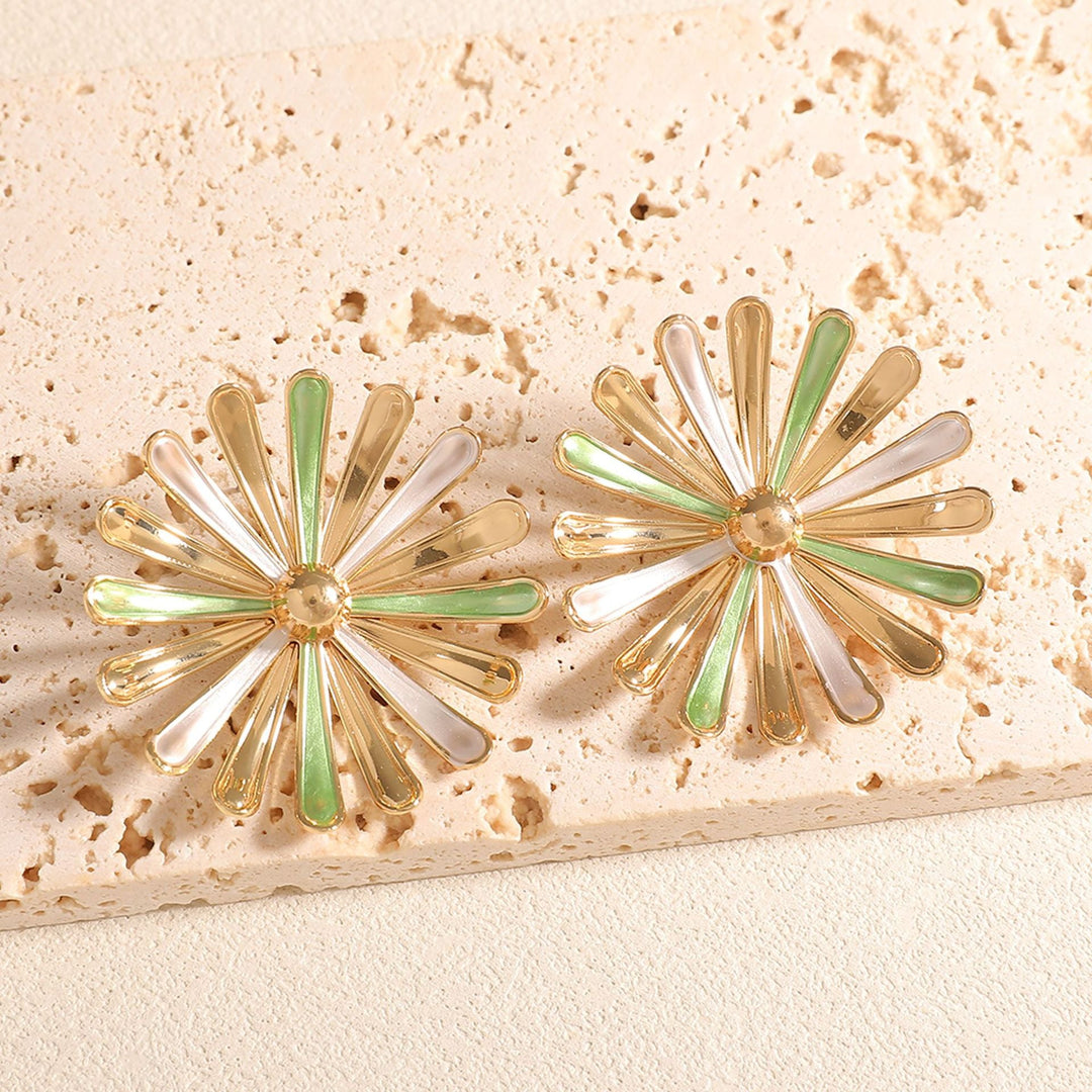Women's earrings in floral sunflower design Nin Boutique