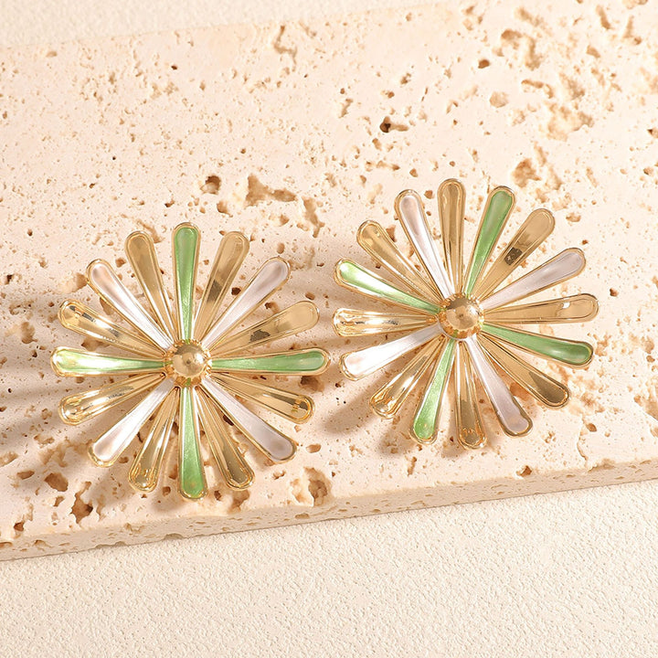 Women's earrings in floral sunflower design Nin Boutique