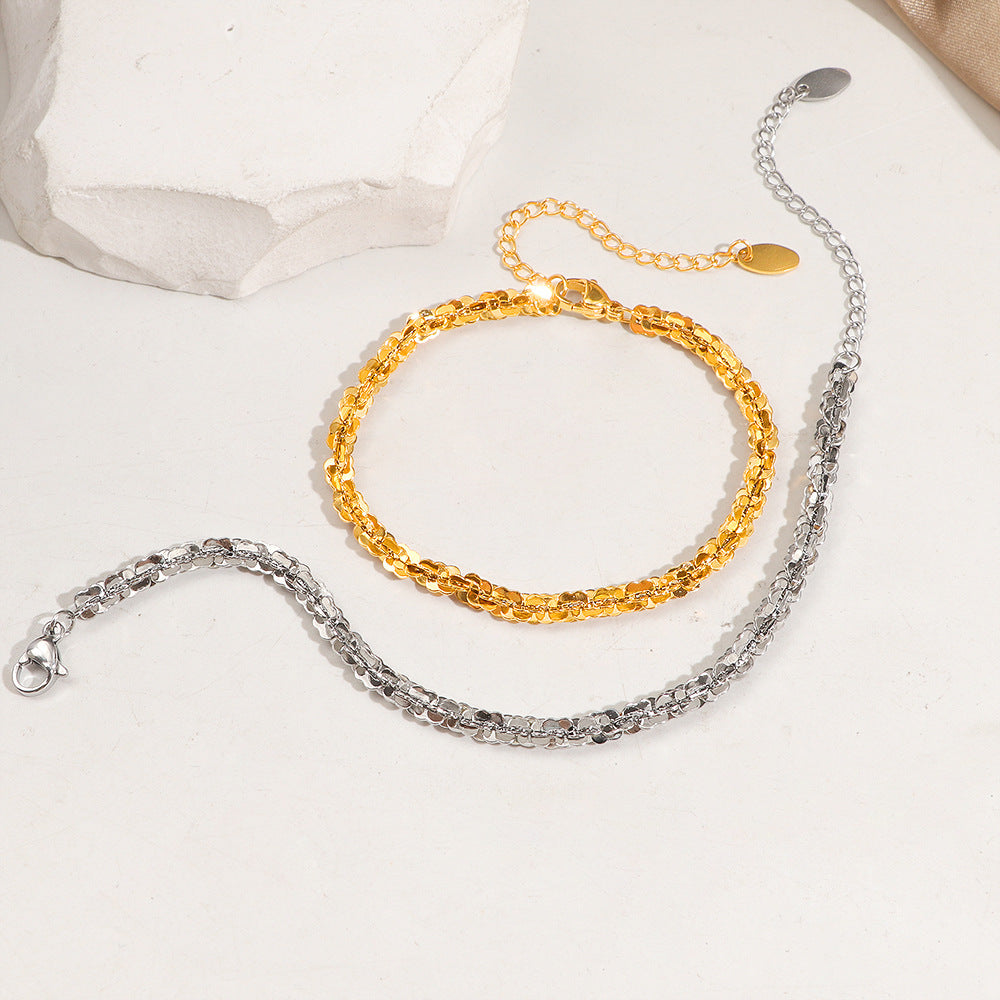 Women's Sparkling Chain Ankle Bracelet Nin Boutique