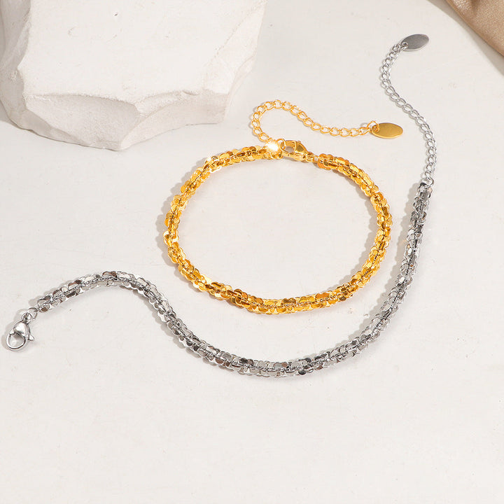 Women's Sparkling Chain Ankle Bracelet Nin Boutique