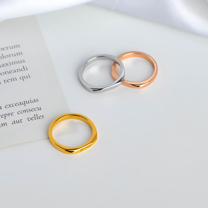 Ladies Ring with personalized engraving Nin Boutique