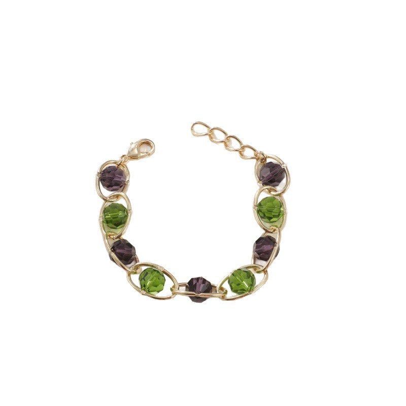 Women's bracelet with sparkling crystal beads Nin Boutique