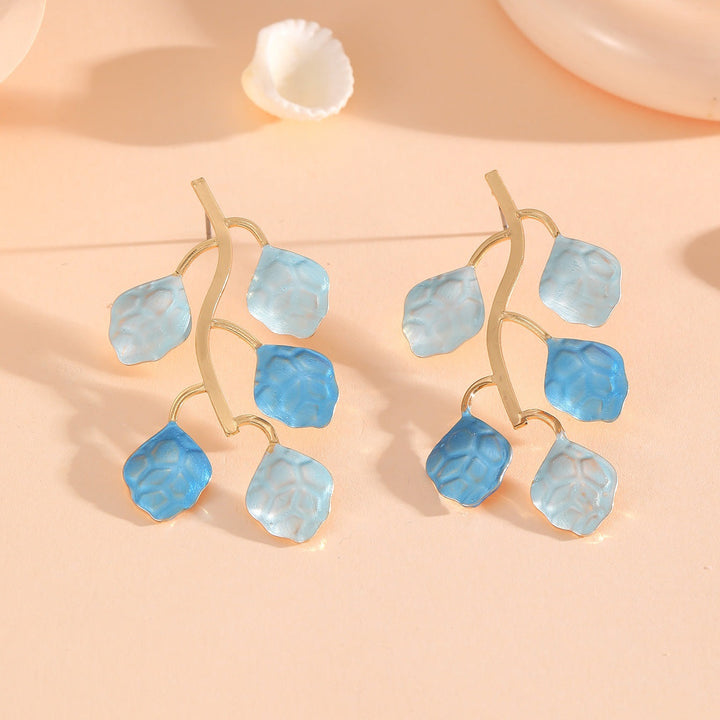 Women's earrings with floral petals and high-quality finish Nin Boutique