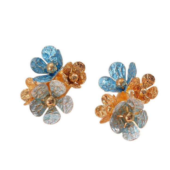 Women's earrings with artistic floral motifs Nin Boutique