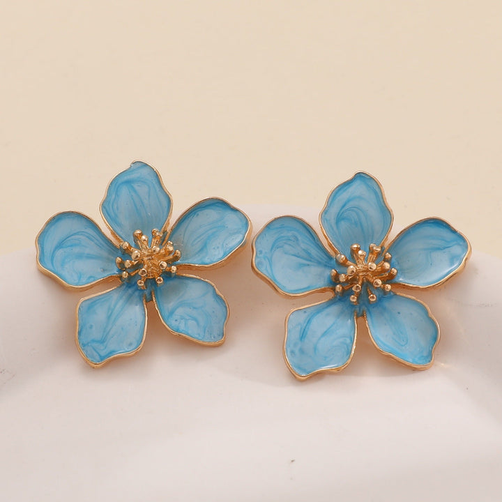 Ladies Earrings in Artistic Flower Style Nin Boutique