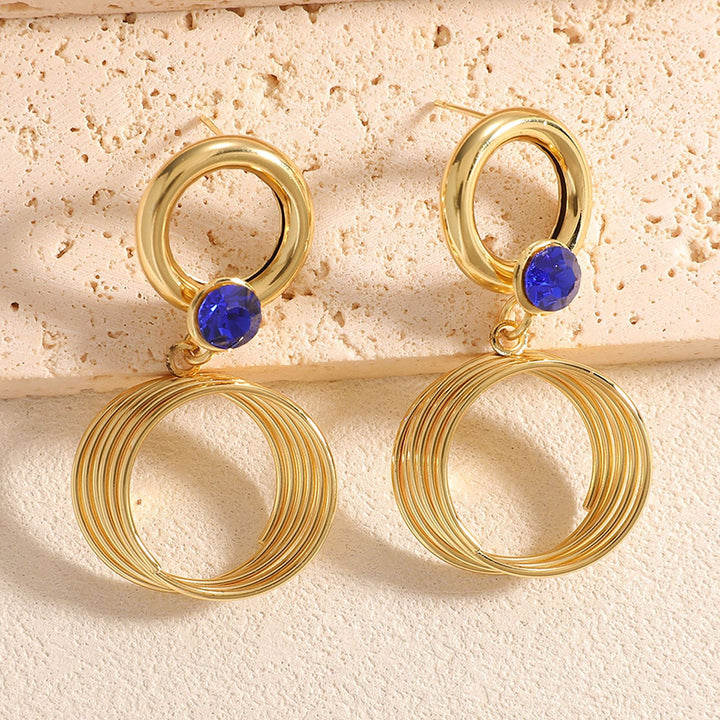 Women's earrings with elegant spiral design Nin Boutique