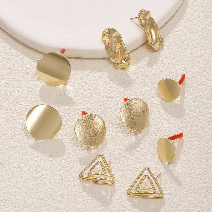 Ladies earrings in artistic face design Nin Boutique