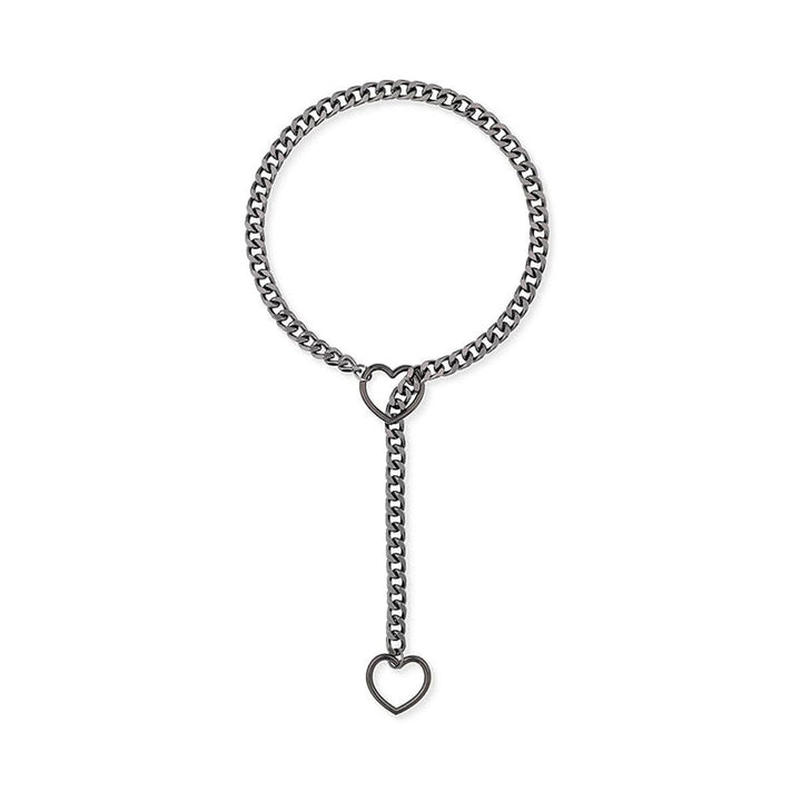 Ladies ankle bracelet with heart pendant and elegant chain design Nin Boutique