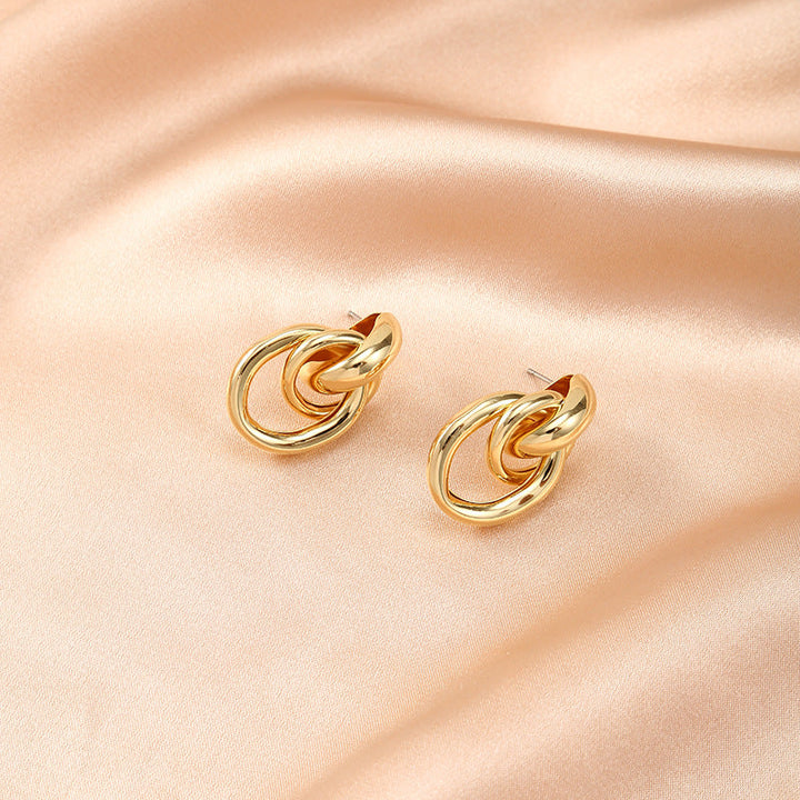 Women's earrings with artistic knot design Nin Boutique