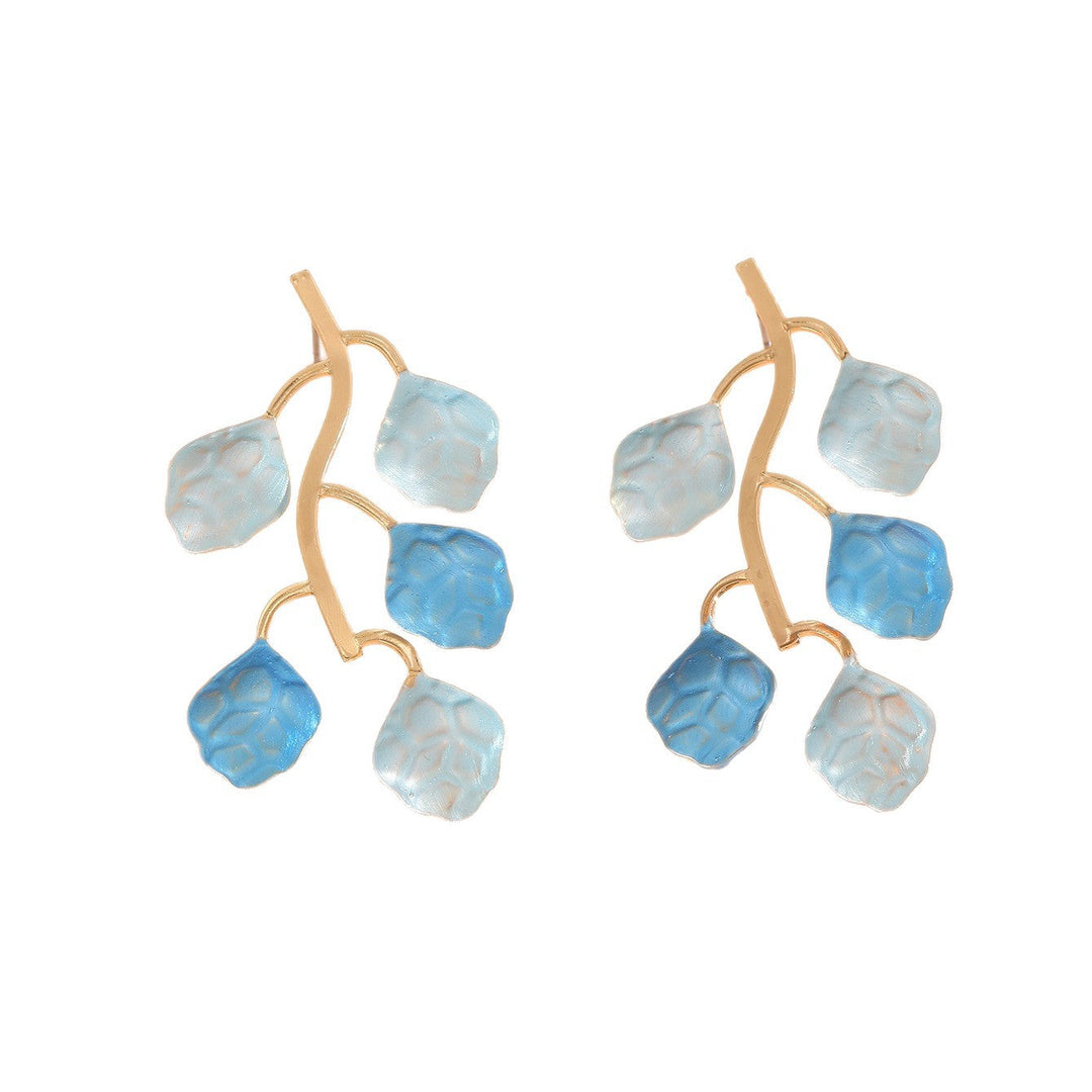 Women's earrings with floral petals and high-quality finish Nin Boutique