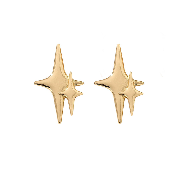 Ladies earrings in modern star design Nin Boutique