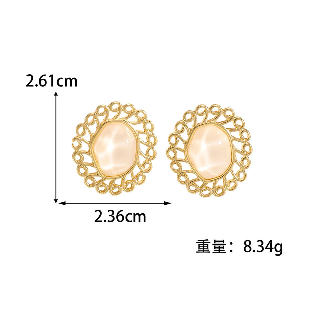 Women's earrings with intricate design and high-quality semi-precious stone Nin Boutique