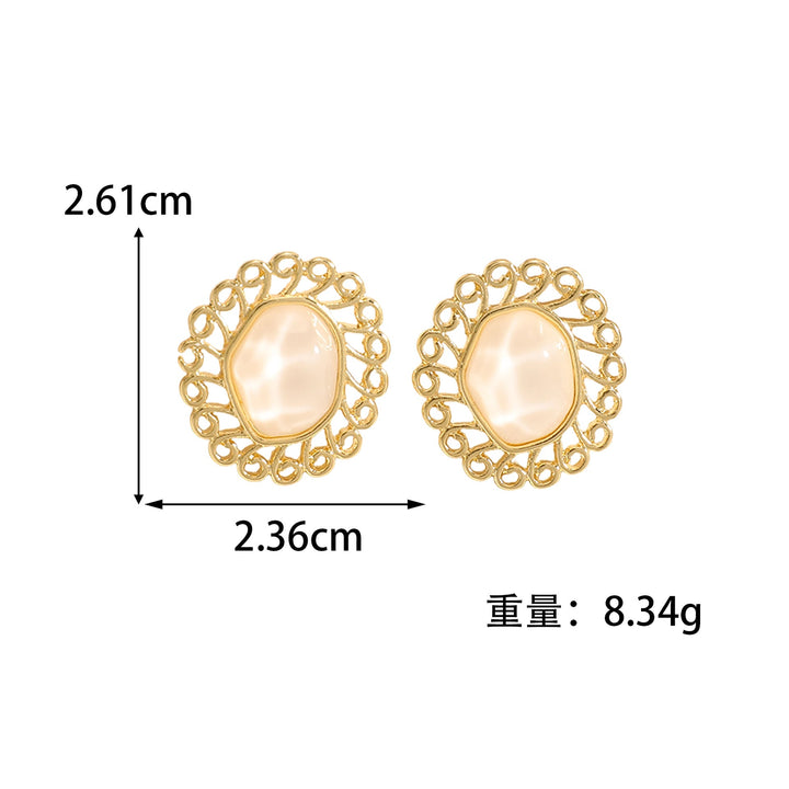 Women's earrings with intricate design and high-quality semi-precious stone Nin Boutique