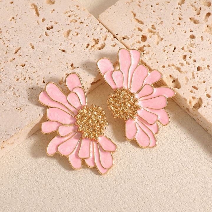 Women’s earrings in floral, artistic design Nin Boutique