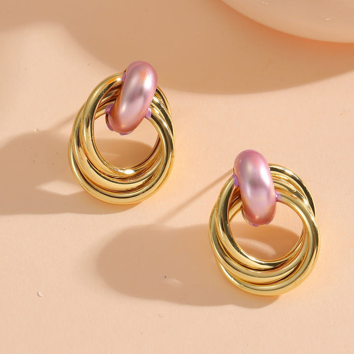 Women's earrings with elegant, layered design Nin Boutique