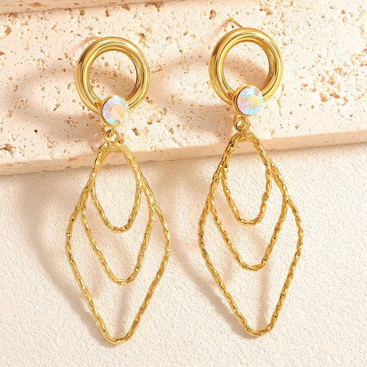 Women's earrings with elegant, shimmering design Nin Boutique